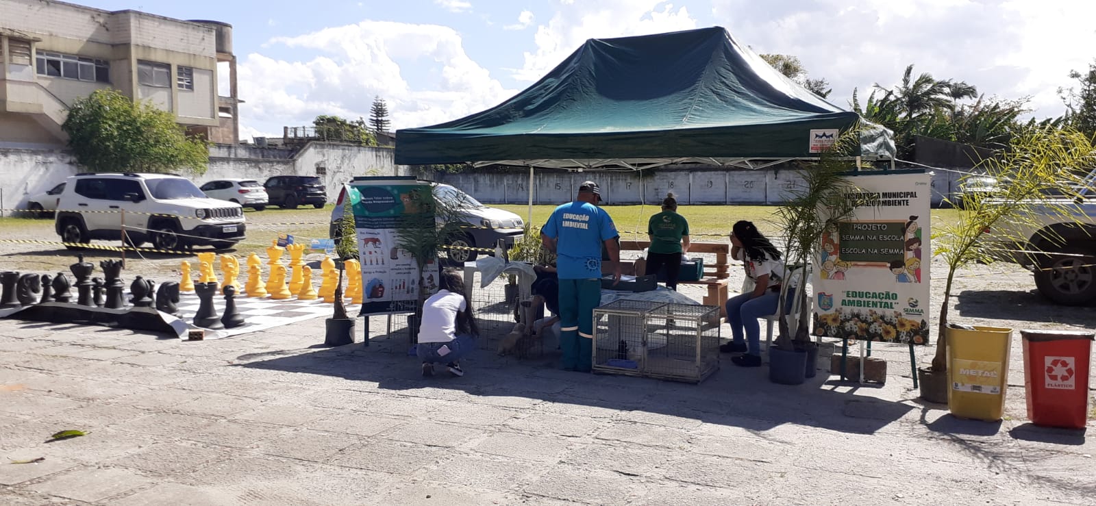 AMA Paranaguá realiza ação de educação ambiental na tradicional Festa do Rocio 