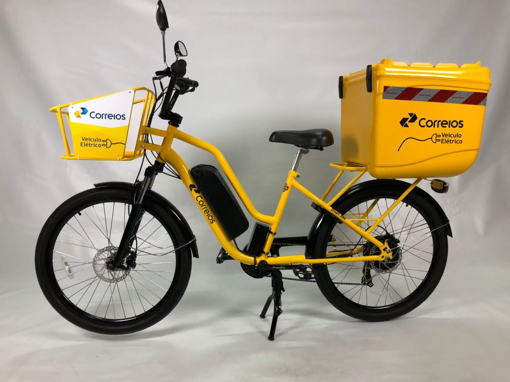 Correios amplia o uso de bicicletas elétricas 